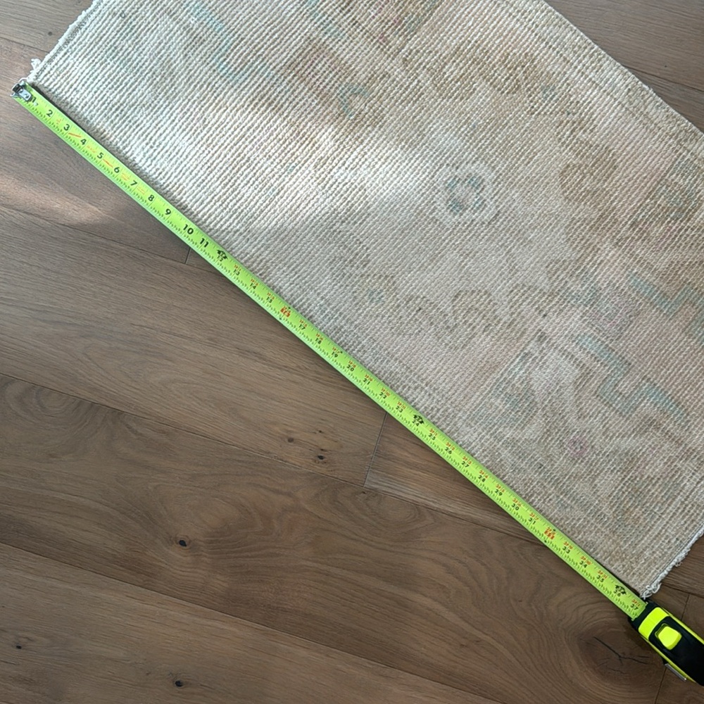 Vintage Turkish Hand Knotted Rug - Picture 7 of 8